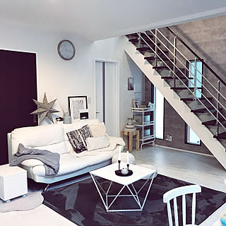 部屋全体/カッティングシート/海外インテリアに憧れる/モノトーンインテリア/シンプル...などのインテリア実例 - 2017-12-27 11:35:18