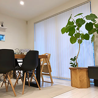 ダイニングテーブル/グリーンのある暮らし/丁寧な暮らし/こどもと暮らす/スッキリ暮らしたい...などのインテリア実例 - 2019-07-02 19:08:26