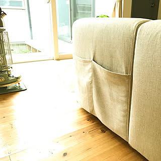 部屋全体/北欧インテリア/ハンドメイド/ソファカバーを洗濯する/ソファカバー張り替えました...などのインテリア実例 - 2018-01-24 15:49:09