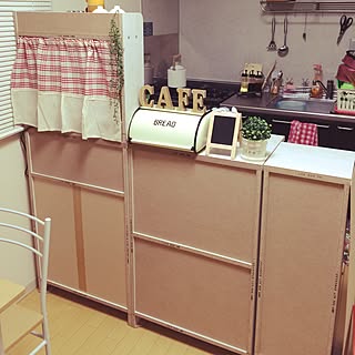 キッチン/キッチンカウンター/ダイソー/3COINS/カフェ風...などのインテリア実例 - 2014-12-06 19:06:30