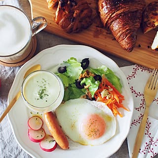 机/コーヒー/盛り付けただけ（笑）/料理/テーブルコーディネート...などのインテリア実例 - 2016-06-11 15:47:07