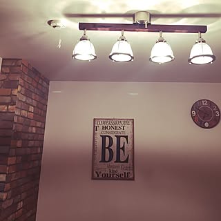 壁/天井/カフェ風インテリア/照明/男前のインテリア実例 - 2015-03-07 18:56:09