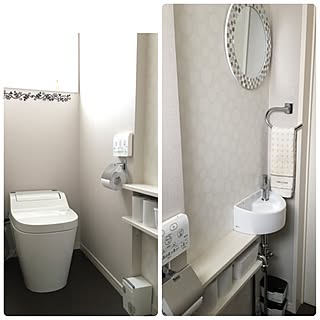 バス/トイレ/シャット/トイレ掃除シート入れ/ニトリ/トイレ掃除...などのインテリア実例 - 2017-02-27 12:14:12