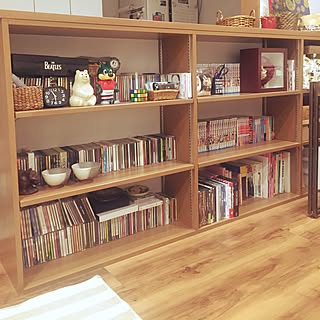 リビング 漫画収納のインテリア実例 Roomclip ルームクリップ
