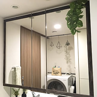 三面鏡額縁diyのインテリア 手作りの実例 Roomclip ルームクリップ