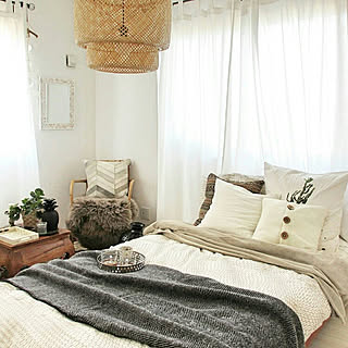 ベッド周り/BOHO/Boho Style/boho beach style/海外インテリア...などのインテリア実例 - 2017-12-14 11:53:46