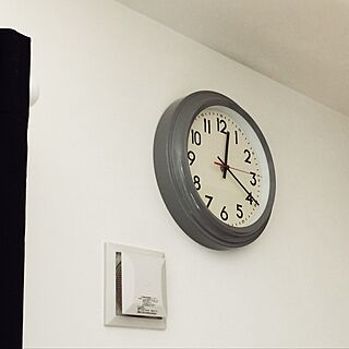 壁/天井/リビングの時計/ニトリの時計/ニトリのインテリア実例 - 2017-02-12 16:17:42