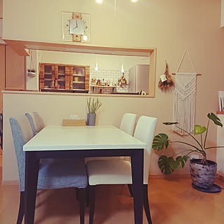 机/ダイニング/green/グリーンのある暮らし/シンプルにすっきりと暮らす...などのインテリア実例 - 2019-07-13 20:02:48