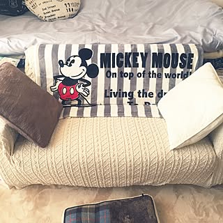 ニトリ しまむら ブランケットのインテリア実例 Roomclip ルームクリップ