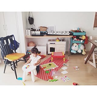 リビング/おままごとキッチンDIY /カラボ リメイク/手作り/IKEA...などのインテリア実例 - 2014-08-31 17:41:31