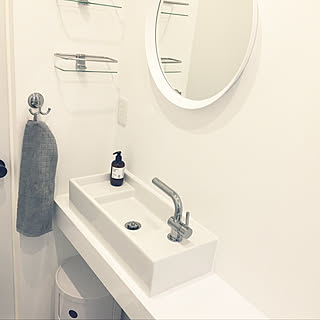 Ikea トイレ手洗いのインテリア実例 Roomclip ルームクリップ