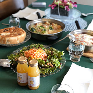 机/料理/テーブルコーディネート/りんごジュース/いいねありがとうございます♡のインテリア実例 - 2018-03-26 16:21:16