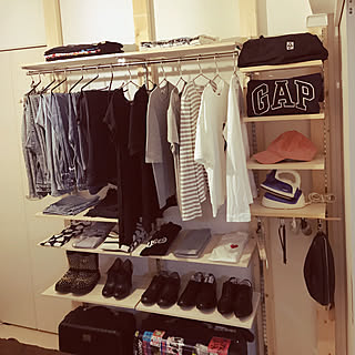 Ikea オープンクローゼットのインテリア実例 Roomclip ルームクリップ