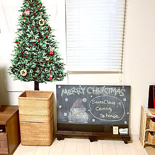壁/天井/無印良品/サンタクロース/クリスマス/インスタやってます!...などのインテリア実例 - 2018-12-20 14:04:01