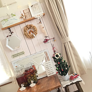 壁/天井/tomoちゃんの作品/tomoちゃんの編み編み♡/tomoちゃんサンタ/素敵便/手作り雑貨...などのインテリア実例 - 2017-12-15 11:56:43