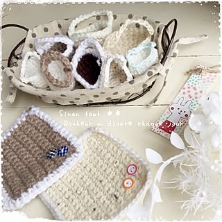 机/shimaさんの作品*./編み物/ハンドメイド/素敵便♡...などのインテリア実例 - 2017-04-05 21:38:44