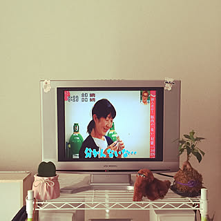 古いテレビ/1K/7畳/一人暮らし 1K/築30年くらい…...などのインテリア実例 - 2019-10-09 08:38:48