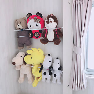 ベッド周り ぬいぐるみ収納のインテリア実例 Roomclip ルームクリップ