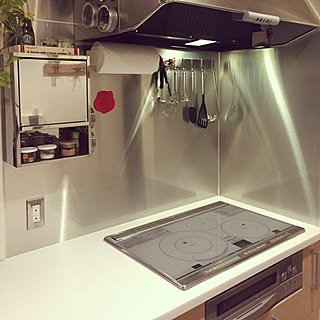 キッチン/三菱IHクッキングヒーター/無印良品 キッチンツール/マンション暮らし/RC茨城支部...などのインテリア実例 - 2017-02-26 22:05:20