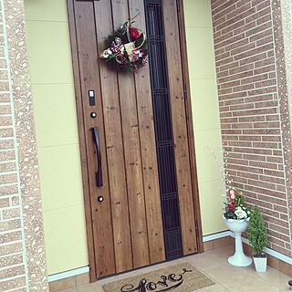 玄関 入り口 正月飾りのインテリア実例 Roomclip ルームクリップ