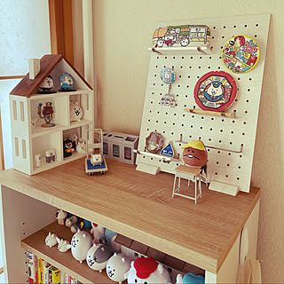 ミニチュア雑貨 にゃんこ大戦争 なめこ セリア Salut などのインテリア実例 21 06 25 14 22 21 Roomclip ルームクリップ