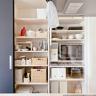 パントリー リリカラ 造作食器棚のまとめページ Roomclip ルームクリップ