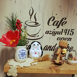 リビング/セリア/雑貨好き/自己満足でごめんなさい♡(๑¯ω¯๑)/アレンジ好き...などのインテリア実例 - 2019-12-31 10:42:53