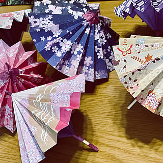 折り紙傘のインテリア実例 Roomclip ルームクリップ