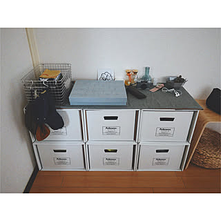 ダンボール ニトリのおしゃれなアレンジ 飾り方のインテリア実例 Roomclip ルームクリップ