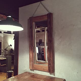 キッチン/琺瑯シェード/コンクリート打ちっ放し風/DIY /ラスティック...などのインテリア実例 - 2016-07-02 21:33:37