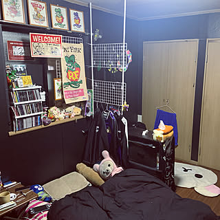 黒基調のインテリア実例 Roomclip ルームクリップ