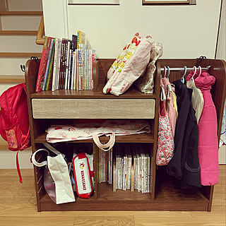 こどもと暮らす 習い事かばん置き場のインテリア実例 Roomclip ルームクリップ