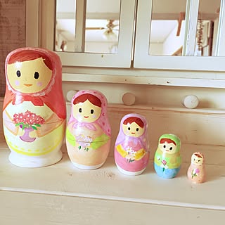 手作り マトリョーシカ人形のインテリア実例 Roomclip ルームクリップ
