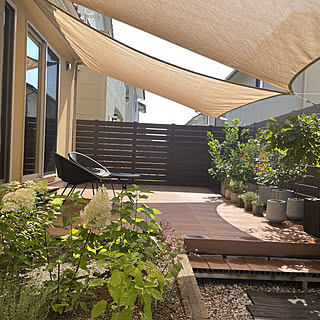 花壇 サンシェードのおしゃれなインテリアコーディネート レイアウトの実例 Roomclip ルームクリップ