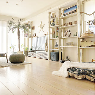 ラグ カフェ風インテリアのおしゃれなアレンジ 飾り方のインテリア実例 Roomclip ルームクリップ