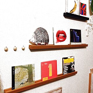 部屋全体/一人暮らし/アート作品/CD DVD 収納/wallのインテリア実例 - 2014-02-07 21:28:53