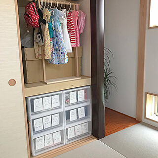 一戸建て 子供服収納のアイデア おしゃれなインテリア実例 Roomclip ルームクリップ