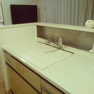 キッチン/シンプル/白家具/しろが好き*/ベルメゾンで購入...などのインテリア実例 - 2015-06-09 13:48:59