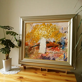 部屋全体/アートのある部屋/画家 池田秀郎さん♡/イベント参加します♡/RCの出会いに感謝♡...などのインテリア実例 - 2018-10-11 10:48:53