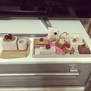 棚/minne/mちゃんからの〜/Ririruruちゃんの木工ケーキ/木工ケーキ♪のインテリア実例 - 2016-08-13 21:20:17