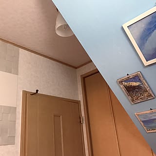 バス/トイレ/階段下は脱衣所/エコカラットタイル/セリア雑貨リメイク★/!!!!!アホ仲間!!!!!...などのインテリア実例 - 2017-04-13 19:39:50