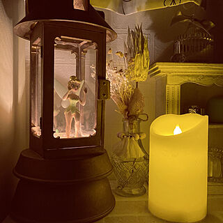 ディズニー Ledキャンドルライトのおしゃれなインテリア 部屋 家具の実例 Roomclip ルームクリップ