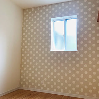 ミッフィーの壁紙 ミッフィークロスのインテリア実例 Roomclip ルームクリップ