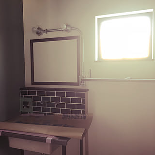 weaver/露出配管/サブウェイタイル/サブウェイタイル風壁紙/ACME FURNITURE...などのインテリア実例 - 2019-03-16 14:47:36