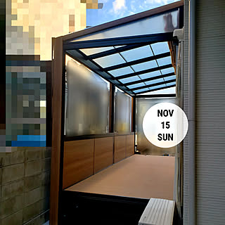 サンルーム工事中のインテリア実例 Roomclip ルームクリップ