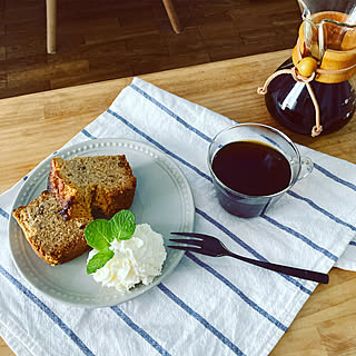 おうちカフェ パウンドケーキのおしゃれなインテリア 部屋 家具の実例 Roomclip ルームクリップ