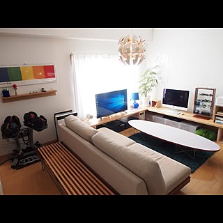 部屋全体/DIY/IKEA/ナチュラル/イームズ...などのインテリア実例 - 2017-02-04 14:51:13