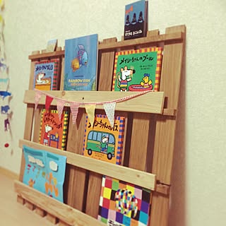 絵本棚 手作りのインテリア実例 Roomclip ルームクリップ