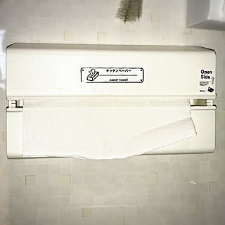 やめたこと/キッチン/ダイソー　強力磁石/ダイソー/ペーパーホルダー...などのインテリア実例 - 2019-10-26 09:29:13