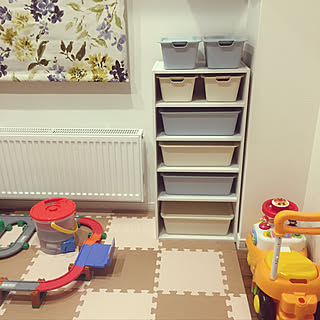 おもちゃ収納 西海岸風のインテリア実例 Roomclip ルームクリップ